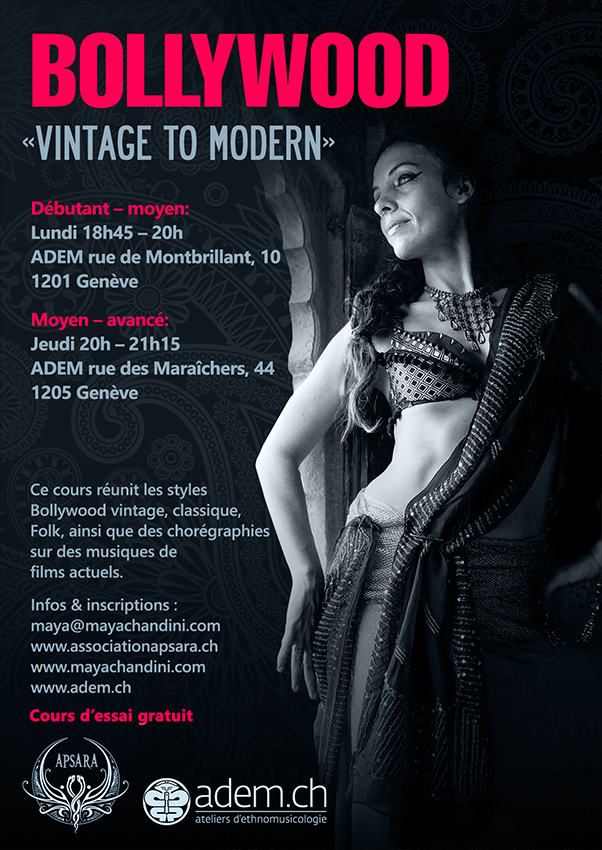 Flyer cours Bollywood